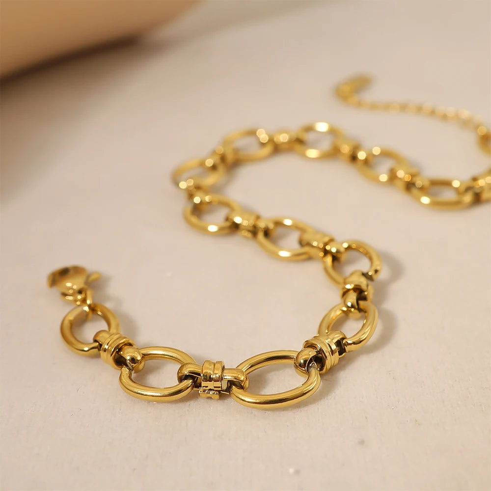 Gold Plated Chain Bracelet