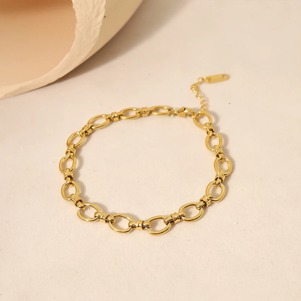 Gold Plated Chain Bracelet