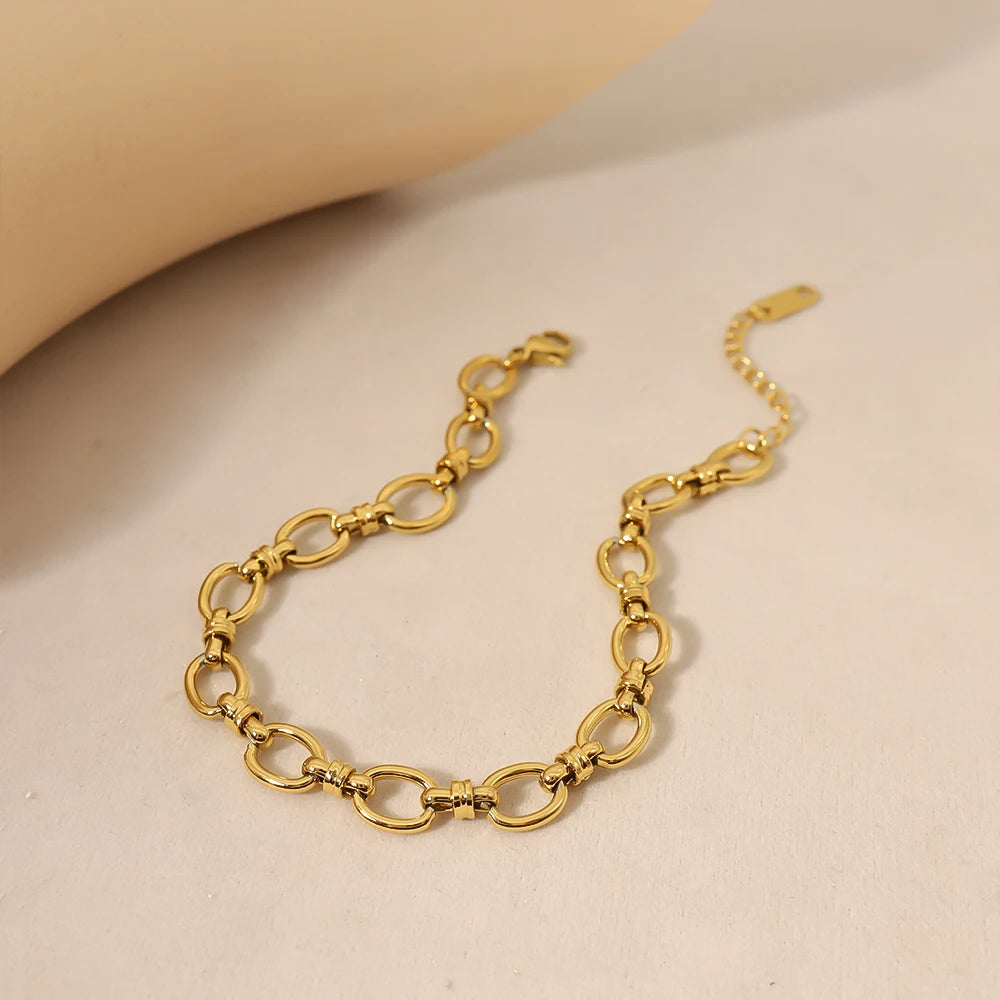 Gold Plated Chain Bracelet